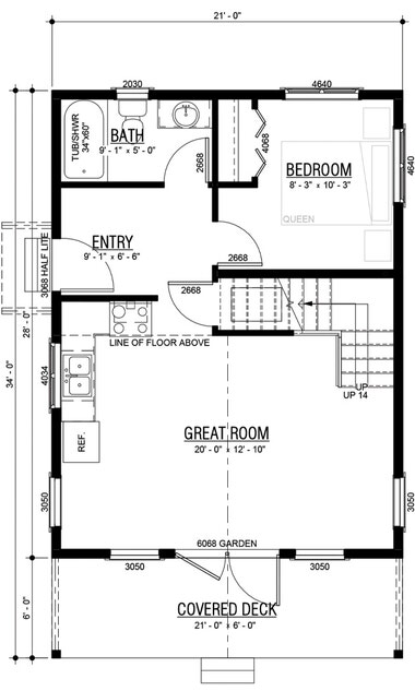 Berg Lake Main Floor Plan