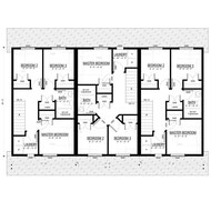 Clearwater Triplex Second Floor Plan