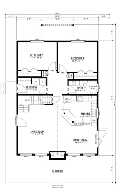 Sylvan Lake Main Floor Plan