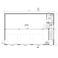 Telegraph Creek Garage Floor Plan